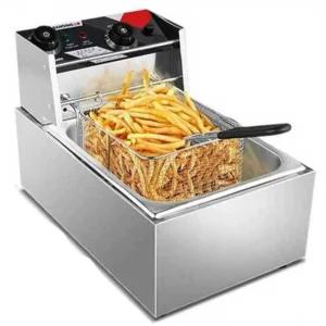 영업용 튀김기 2.5KW 식당 전기 프라이드 치킨 소형