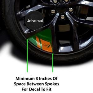 현대 투손 IX35 Rena GV70 코나 소나타 Venue Veloster Elantra Ioniq 용 6Pcs Nline 자동차 휠 스티커