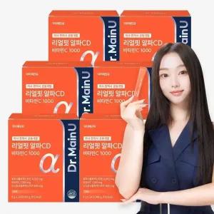 닥터메인유 리얼핏 알파CD 국내최대 알파시클로덱스트린 비타민C 다이어트 영양제 6gX28포, 6박스
