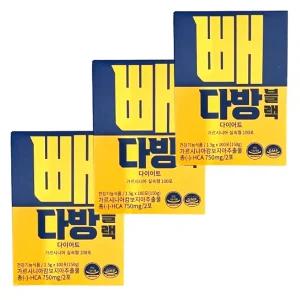 빼다방 블랙 커피 다이어트 음료 3박스 300포