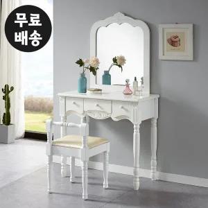 [벤티스가구]미즈 엔틱 화장대 콘솔 슬림 입식 안방 수납 가구 미니 화장대 틈새 소형 고급 가구 800