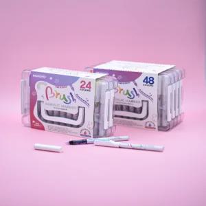 문교 브러쉬 아크릴마카 번지지 않는 슈링클스용 24색