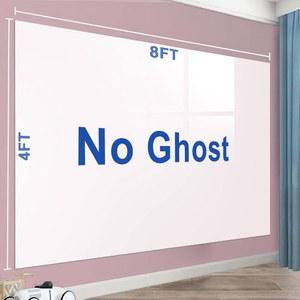 [미국배송] NORTIX 화이트 보드 스티커 롤 벽에 붙임 드라이 이레이즈 콘택트 종이 얼룩 방지 벽 데칼 1피스(4X8피트)
