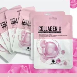 콜라겐마스크팩 알로에 히알루론산 스네일 마스크팩 10개 차스킨 피부보습