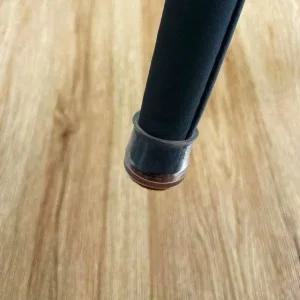 고품질 실리콘의자발캡 투명 원형 중형 1세트 4P 실리콘의자캡 실리콘의자커버 (WFJUWEH)