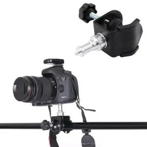 DSLR 카메라 U자형 클램프 클립 삼각대 스탠드 파이프 스피곳 다용도 삼각대 볼헤드