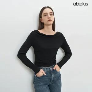 [ab.plus] 드레이프 셔링 긴팔 티셔츠 (LSZ3MK31A)