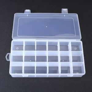 투명 정리 변신 케이스 사각 낚시 소품 DIY 18칸 태클박스 (WFJXC5M)