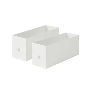 무인양품 파일박스 스탠다드타입1/2 화이트그레이 10cm용 리빙박스 2개 폴리프로필렌 서류