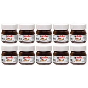 누텔라 헤이즐넛 스프레드 미니글라스 25g 10팩 Nutella Hazelnut Spread Mini Glass 0.88oz 10개 간식 생