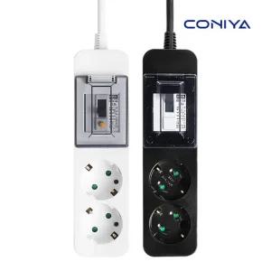 코니야 국산 고용량 멀티탭 4000W 과부하차단 배선차단 에어컨 2구 1.5m