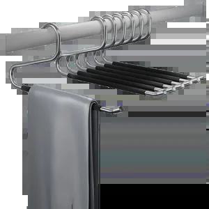 8mm 스텐레스 논슬립 바지걸이 옷걸이 10P