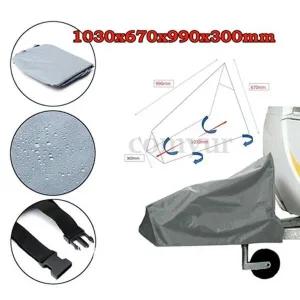 카라반 방수 커버 1P 트래일러 캠핑용 히치 덮개-W845B03