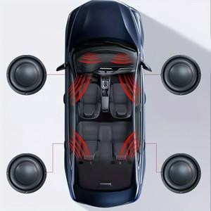 6.5인치 차량용 서브우퍼 1개 200W 오디오 스피커 4옴 컴포넌트 스테레오 개조 및 홈시어터 시스템 업그레