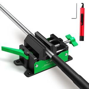 골프 클럽 바이스 클램프, 헤비 듀티 리그리핑 스테이션, 후크 나이프 알루미늄 클럽과 함께 프로 키트 수동 그립 제거 도구 제공