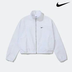 [나이키](국내매장판)나이키 NSW 에브리씽 우븐 여성 오버사이즈 리펠 UV 프로텍션 재킷 HJ1000 화이트