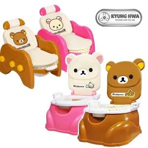 [경화]리락쿠마 디딤대 쿠션변기 - 국내생산