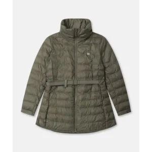 코오롱스포츠 KOLON SPORT 여성 키퍼 중기장 벨티드 패딩 재킷 TVJJW25522DKH 1362071