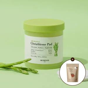 [스킨푸드][쿠폰가15,640원]아스파라거스 광채 패드 60매 + (증정) 캐롯 데일리마스크 15매