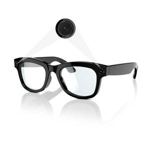 5MP 초광각 카메라 HD 1080P, 블루 라이트 차단, AI 음성 제어, 4시간 재생 시간, Wi-Fi/블루투스 5.3 HD 비디오 및 몰입형 오디오를 지원하는 필루야 스마트 카메라 안경