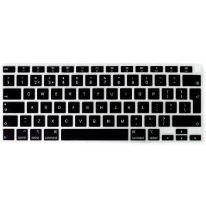 HRH 울트라 씬 영어 실리콘 키보드 커버 스킨 맥북 에어 13인치 2020용 터치 ID (MODLE A2179 및 A2337 M1
