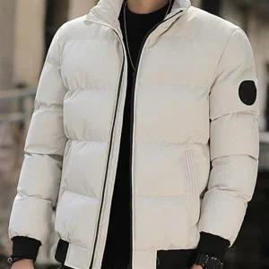 초경량 남자 숏 패딩 스탠넥 남성 패딩 점퍼 데일리 캐주얼