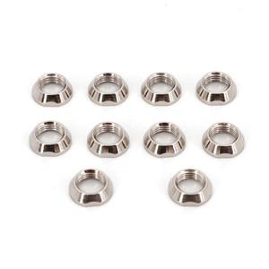 SH T80-T 시리즈 6.35mm 패널 마운트 미니 소형 토글 스위치용 10피스 1/4-40UNS 두께 3mm 드레스 너트