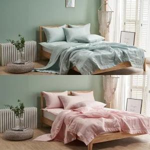 쿨링 스프레드 싱글 세트 핑크