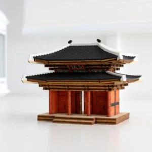 [셀러에이드]DIY 목재 조립식 입체 건축 모형 경복궁 근정문