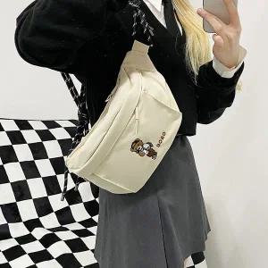 [콩심팥심]여자 남자 힙색 슬링백 허리 가방 등산 골프 여행용