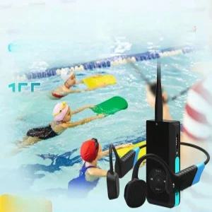 골전도 무전기  수영 훈련 이어폰 교육용