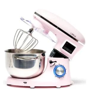 오펠 반죽기 스탠드 믹서 LED 디지털 1100W 핑크 5.5L