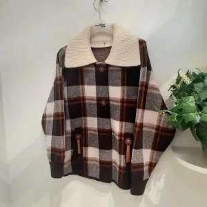 Ame HC06 체크자켓  502331 br