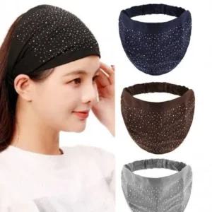 중년 기본 여성 조리 비니 모던 면 두건 주방 넓은 헤 넒은두건 넓은머리띠 넓은헤어밴드