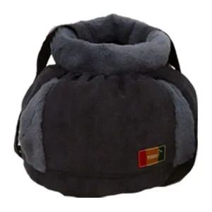 강아지 따뜻한 앞가방 파스텔그레이 대형 1P 워머백 강아지가방