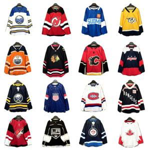 아이스하키복 티셔츠 힙합 유니폼 L티셔츠 스 스트리트 패치 자수 풍 빈티지