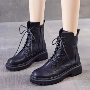 털워커 앵클부츠 여성 겨울 풋살 키높이워커 털워커 발편한 여성플랫워커