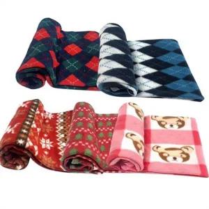 사무실 무릎 담요 도톰한 휴대용 차량용 겨울 무릎 담요 따뜻한 극세사 체크 크리스마스 개별포장 아르기엘