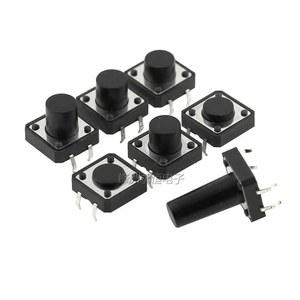 택트 스위치 조그 버튼 12x12x4 3 5 6 7 8 9 10 11 12 13 14mm DIP 4PIN 50 개/로트