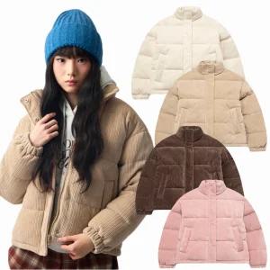 [행텐][모다춘천]여성 코듀로이 퀼팅 점퍼 10540-110-816-69_CC