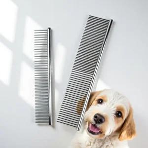 강아지 스텐 브러시 일자빗 콤브러쉬 1p