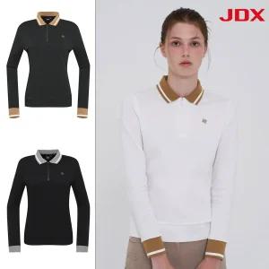 여성 배색 지퍼 카라티셔츠(X2TLU7452) 3종 택1