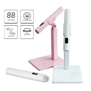젤네일굽기 램프 충전식 네일 핀큐어램프 미니 네일드라이어무선 젤 uv led 경화기젤네일램프 전문가용
