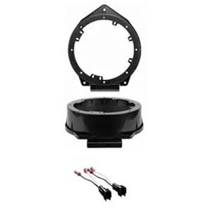 6인치 6.5인치 6.75인치 현관 자동차 스테레오 스피커 어댑터 마운트 플레이트 + 와이어 하네스 - 쉐보레용으로 제작: 2013-2024 말리부