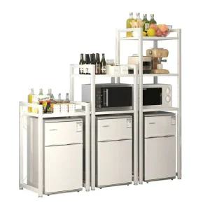 미니냉장고 선반 위 찬장 주방 냉장고 수납장