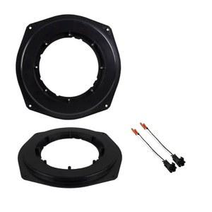 6인치 6.5인치 6.75인치 현관문 자동차 스테레오 라디오 스피커 마운트 브래킷 플레이트 및 와이어 하네스 - 2005-2013 쉐보레 콜벳용으로 제작됨