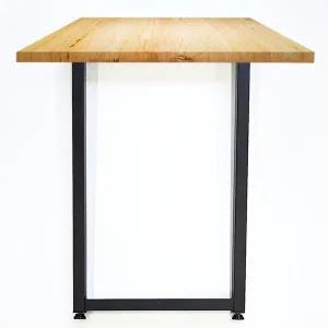 사각 프레임 철제다리 블랙 테이블 책상 식탁 가구다리