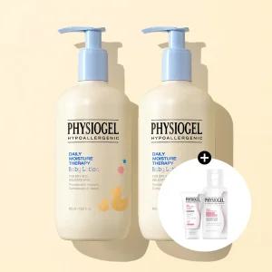 피지오겔 DMT 베이비 아기 로션 400ml x2개+증정포밍젤 55ml+AI리페어크림30ml