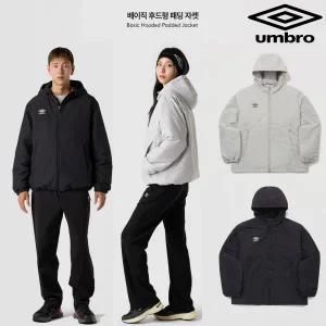 [롯데백화점]엄브로 베이직 후드형 패딩 자켓 UQ421SPJO1 2종