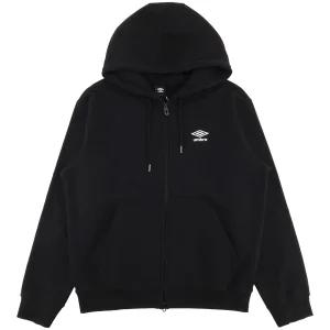 엄브로 에센셜 기모 후드 집업 UQ423CFTO1BLK